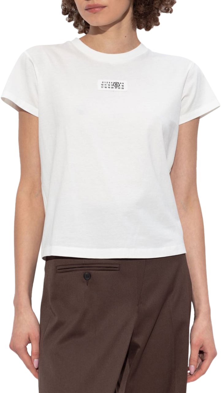MM6 Maison Margiela T-Shirts And Polos White Wit