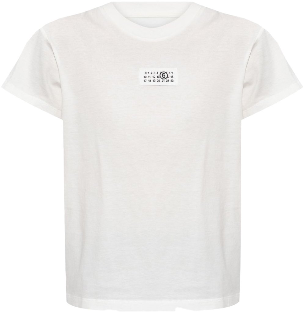 MM6 Maison Margiela T-Shirts And Polos White Wit