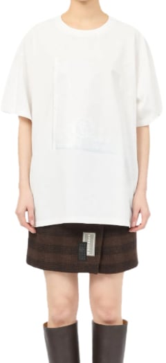 MM6 Maison Margiela T-Shirts And Polos White Wit