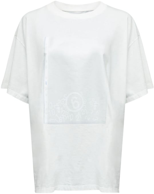 MM6 Maison Margiela T-Shirts And Polos White Wit