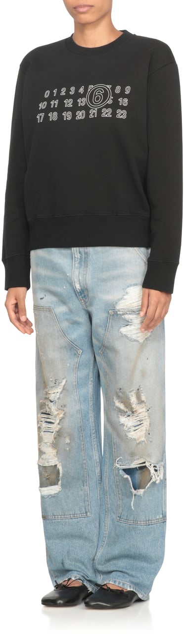 MM6 Maison Margiela Sweaters Black Zwart