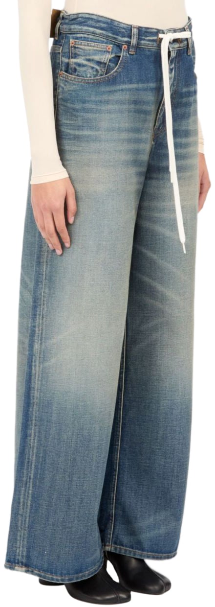 MM6 Maison Margiela Jeans Clear Blue Blauw
