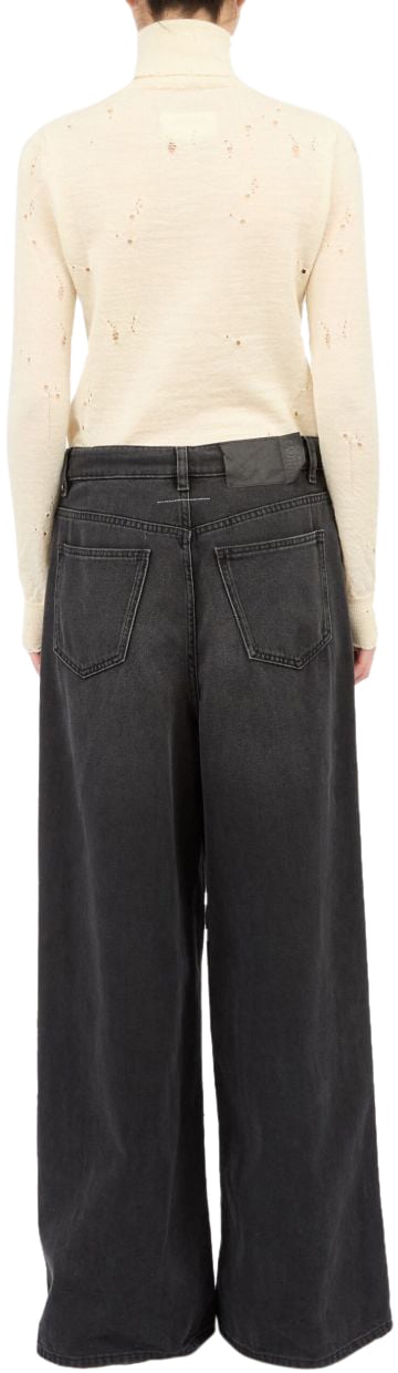 MM6 Maison Margiela Jeans Black Zwart