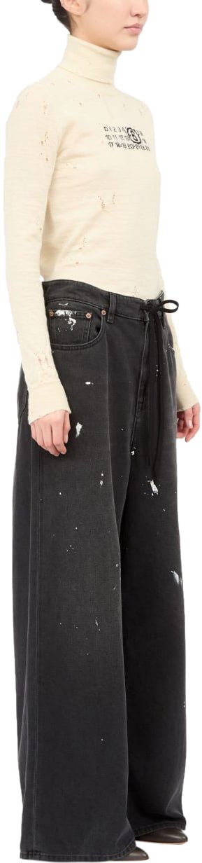 MM6 Maison Margiela Jeans Black Zwart