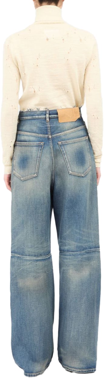 MM6 Maison Margiela Mm6 Maison Margiela Jeans Blu Blauw