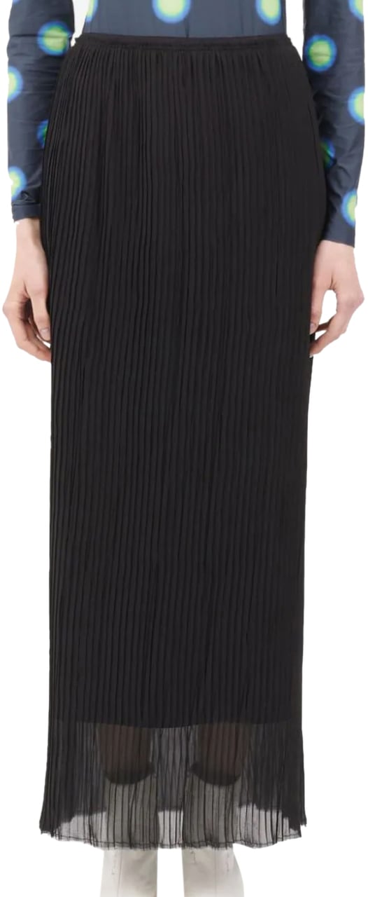 MM6 Maison Margiela Long Skirt Black Zwart