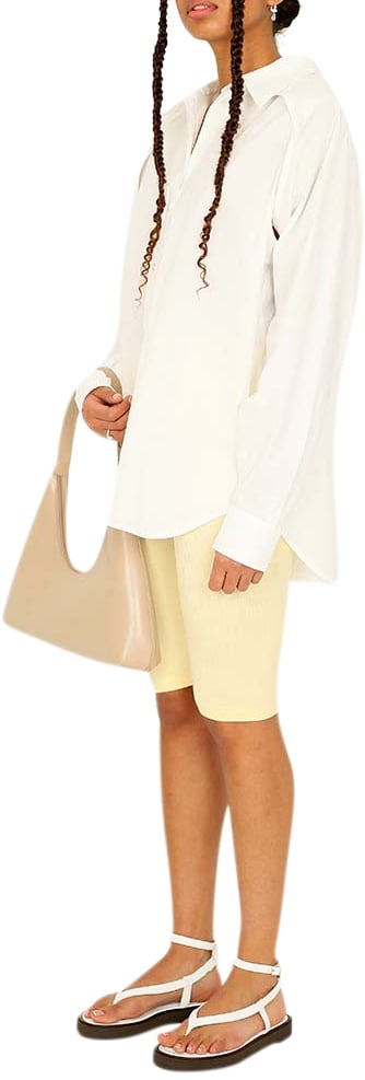 MM6 Maison Margiela Shorts Yellow Post It Geel
