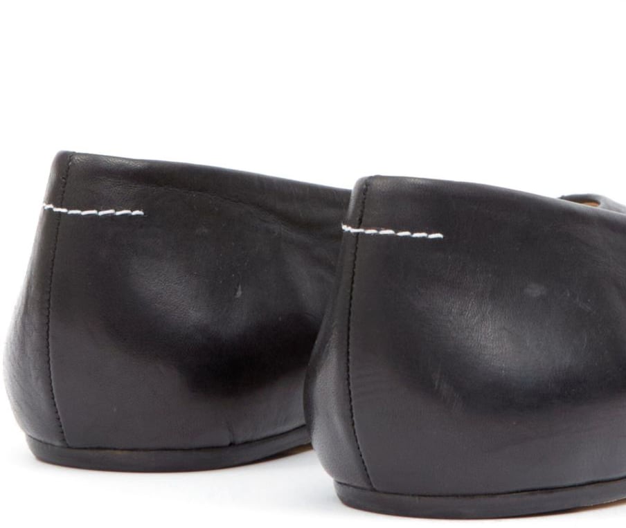 MM6 Maison Margiela Flat Shoes Black Zwart