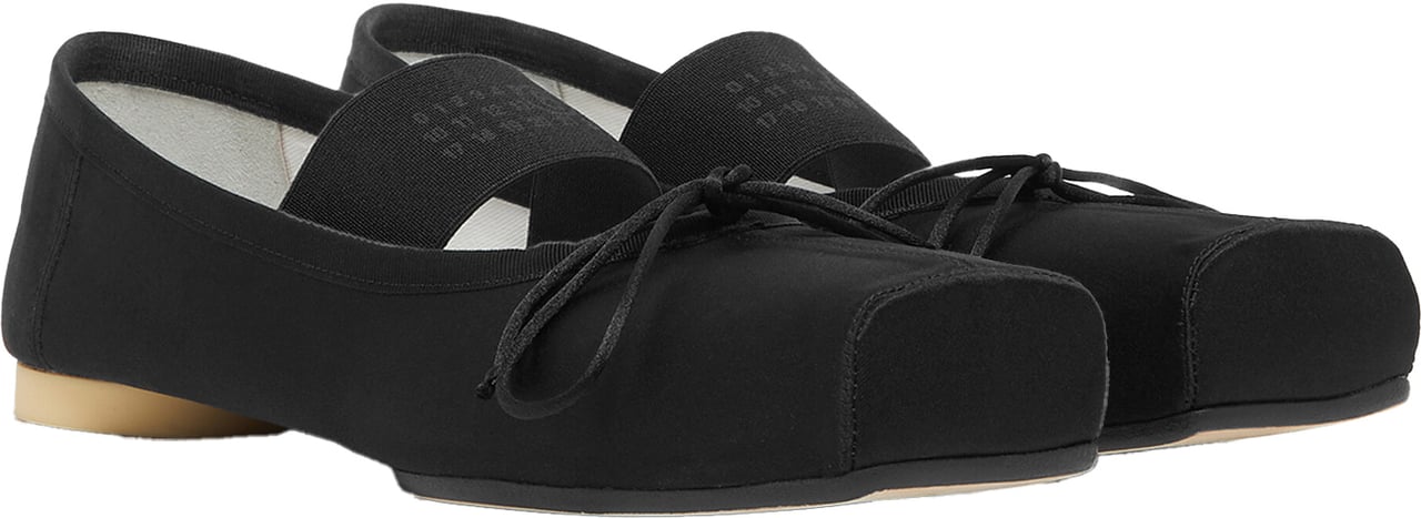 MM6 Maison Margiela Flat Shoes Black Zwart