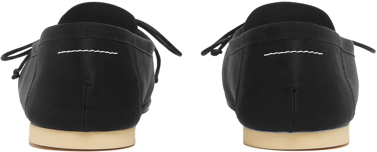 MM6 Maison Margiela Flat Shoes Black Zwart