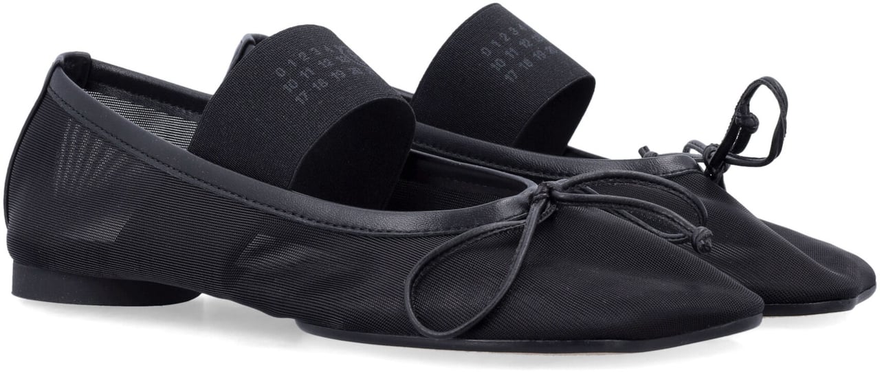 MM6 Maison Margiela Ballet Ballerina Nero Zwart