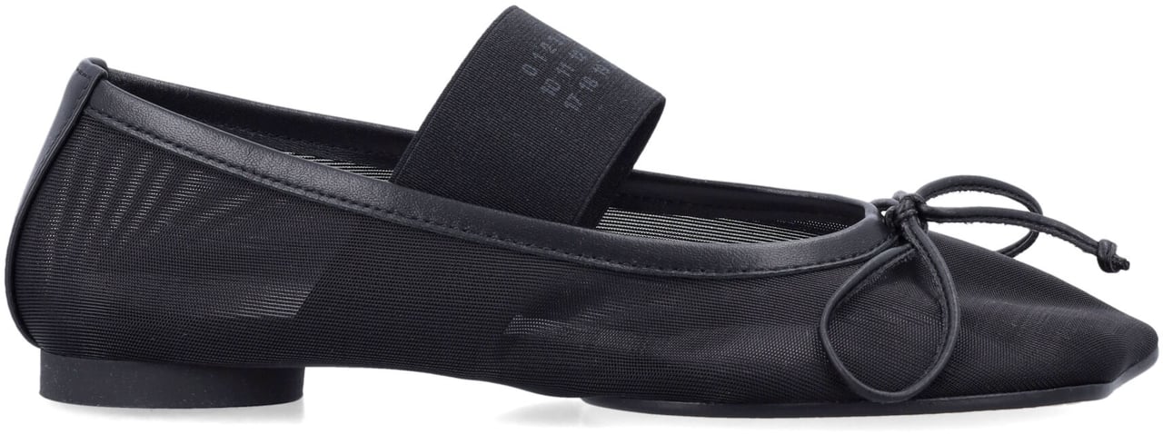MM6 Maison Margiela Ballet Ballerina Nero Zwart