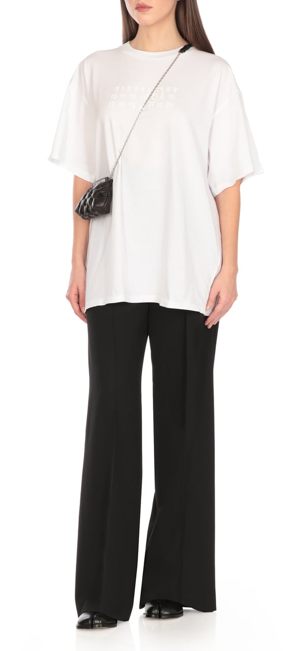 MM6 Maison Margiela T-Shirts And Polos White Wit