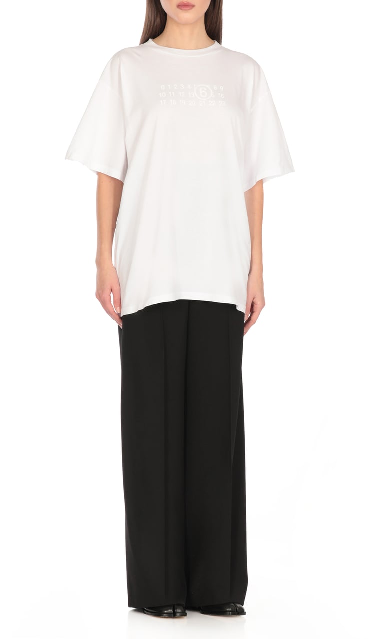MM6 Maison Margiela T-Shirts And Polos White Wit