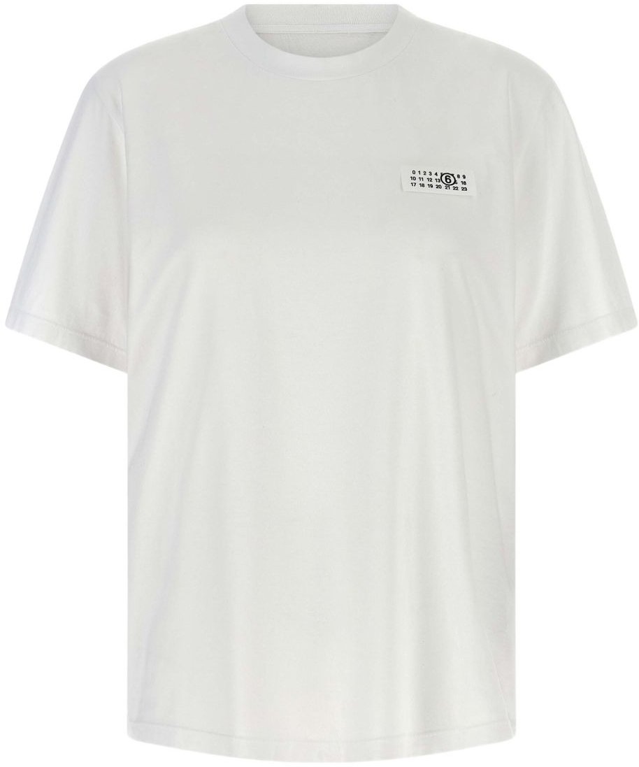 MM6 Maison Margiela T-Shirts And Polos White Wit
