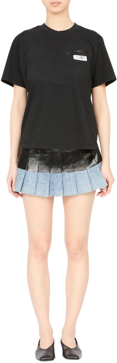 MM6 Maison Margiela T-Shirts And Polos Black Zwart
