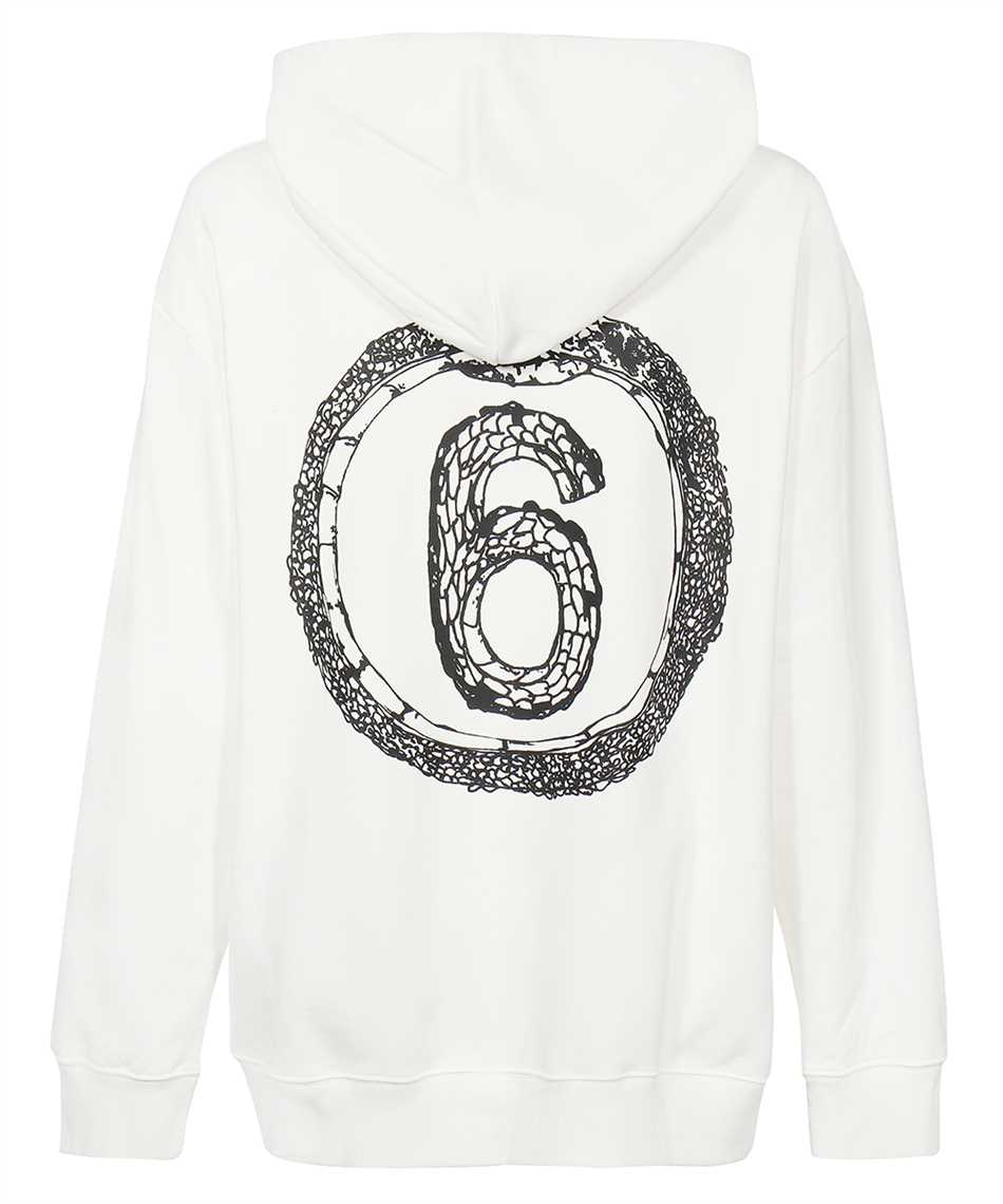 MM6 Maison Margiela Cotton hoodie Wit