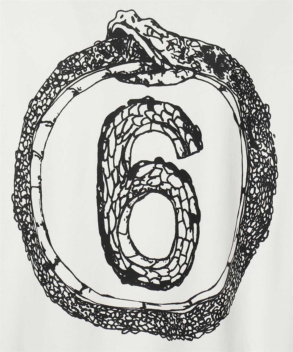 MM6 Maison Margiela Cotton hoodie Wit