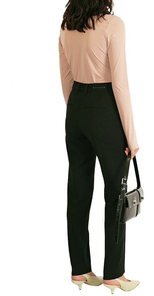 MM6 Maison Margiela Pinstripe Trousers Black Zwart