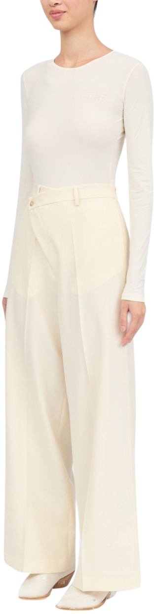 MM6 Maison Margiela Trousers Beige Beige