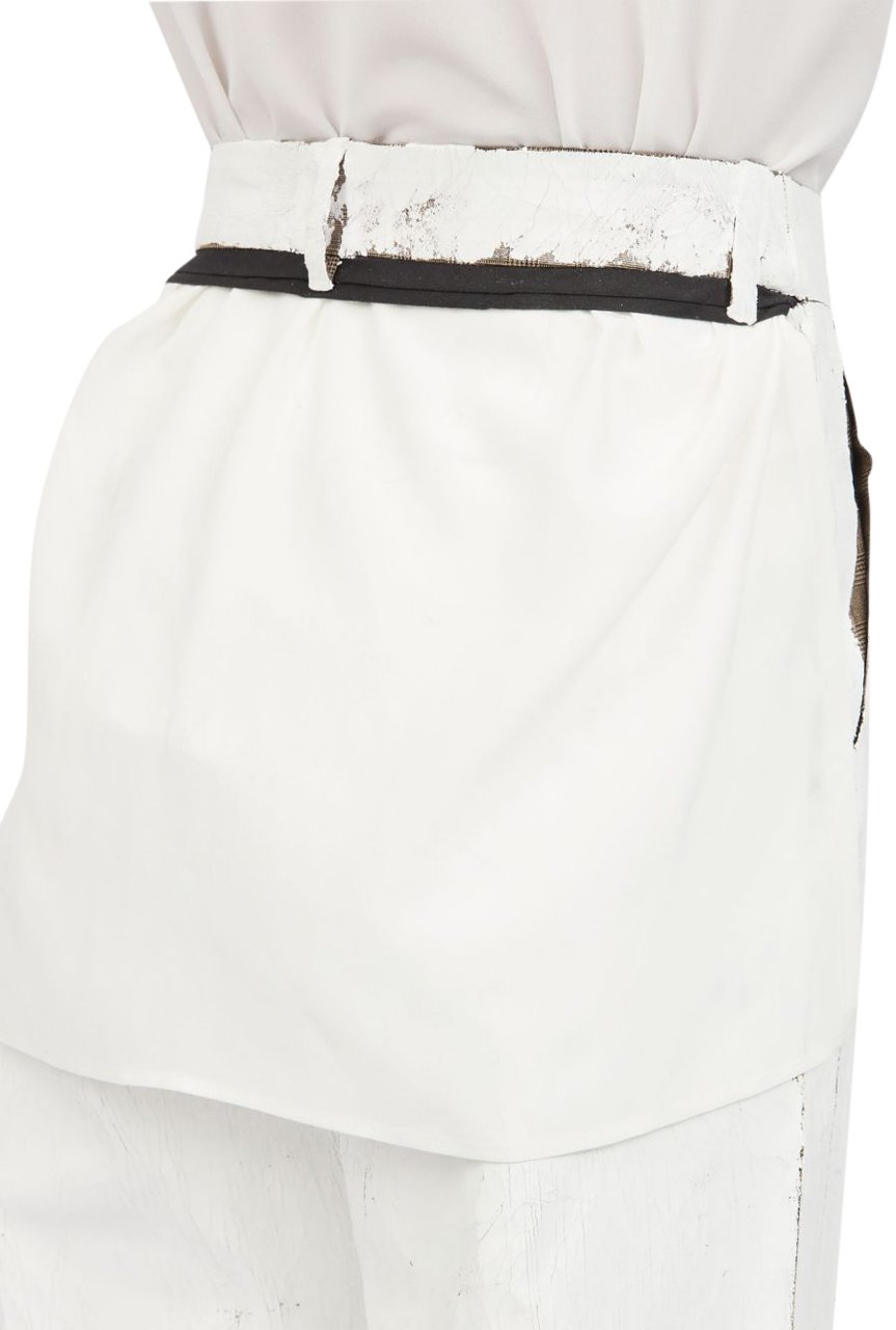 MM6 Maison Margiela Trousers White Wit