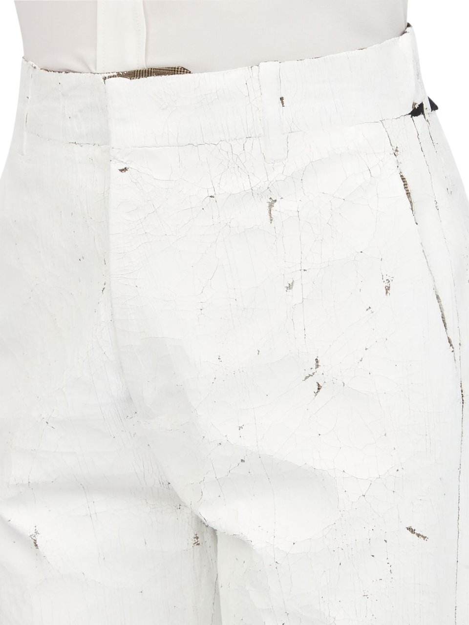 MM6 Maison Margiela Trousers White Wit