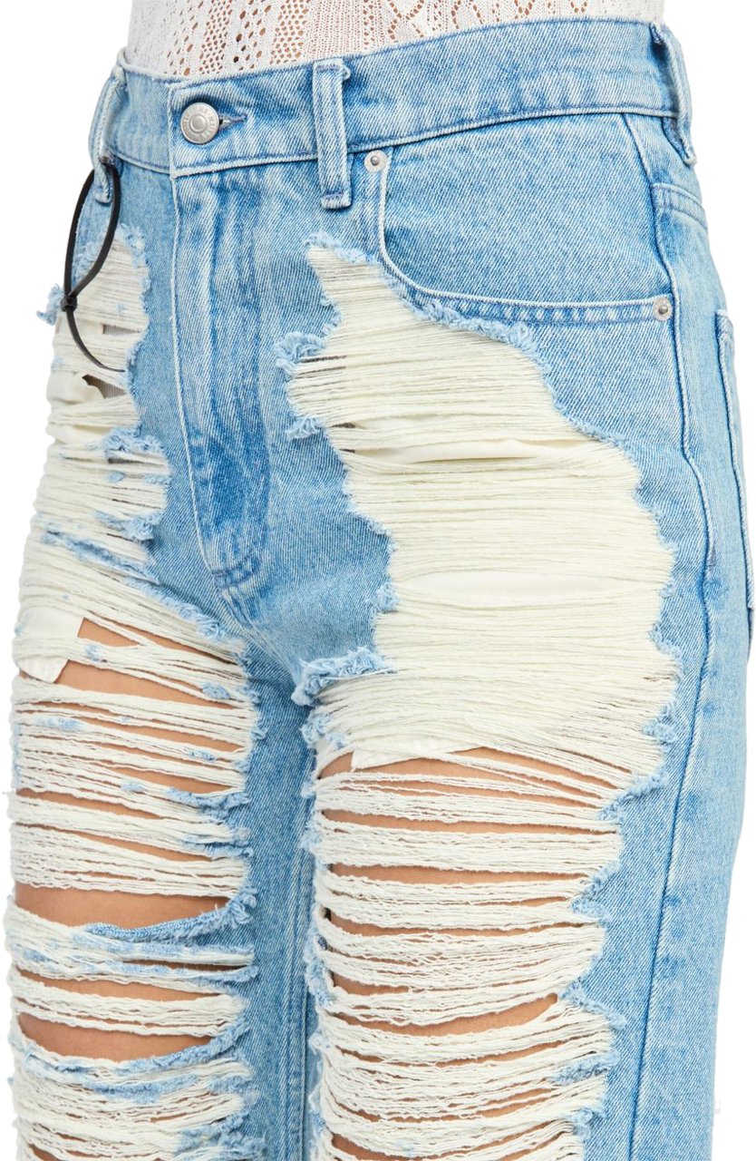 MM6 Maison Margiela Jeans Clear Blue Blauw