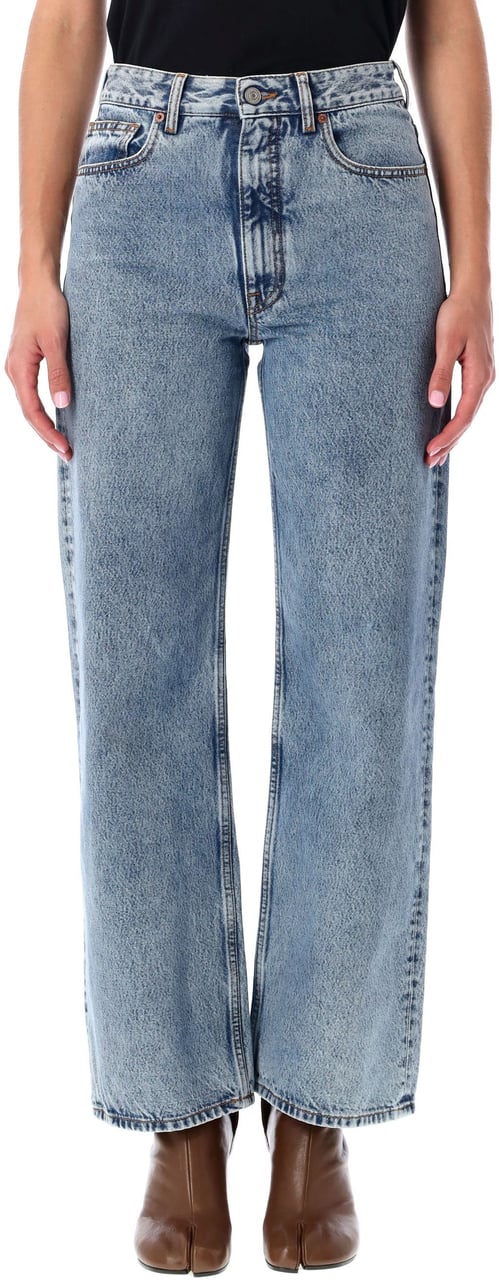 MM6 Maison Margiela Straight Denim Blu Blauw