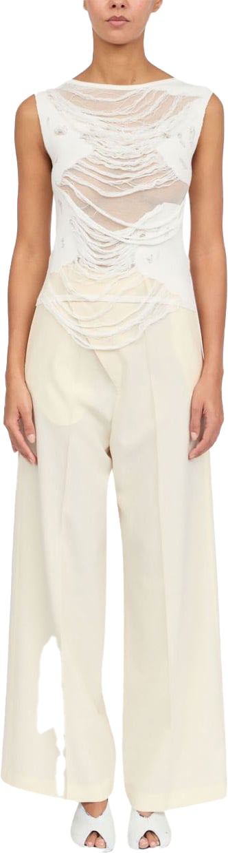 MM6 Maison Margiela Top White Wit
