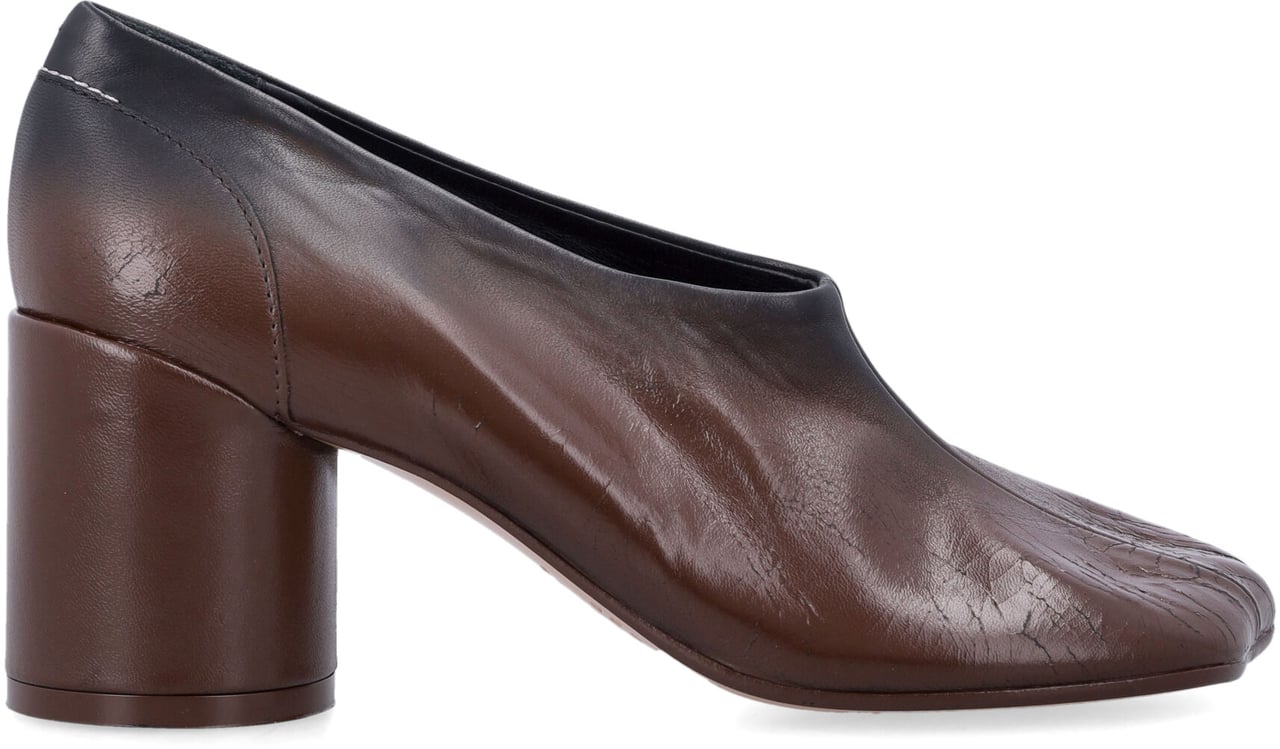 MM6 Maison Margiela Anatomic Court Pump Nero Zwart