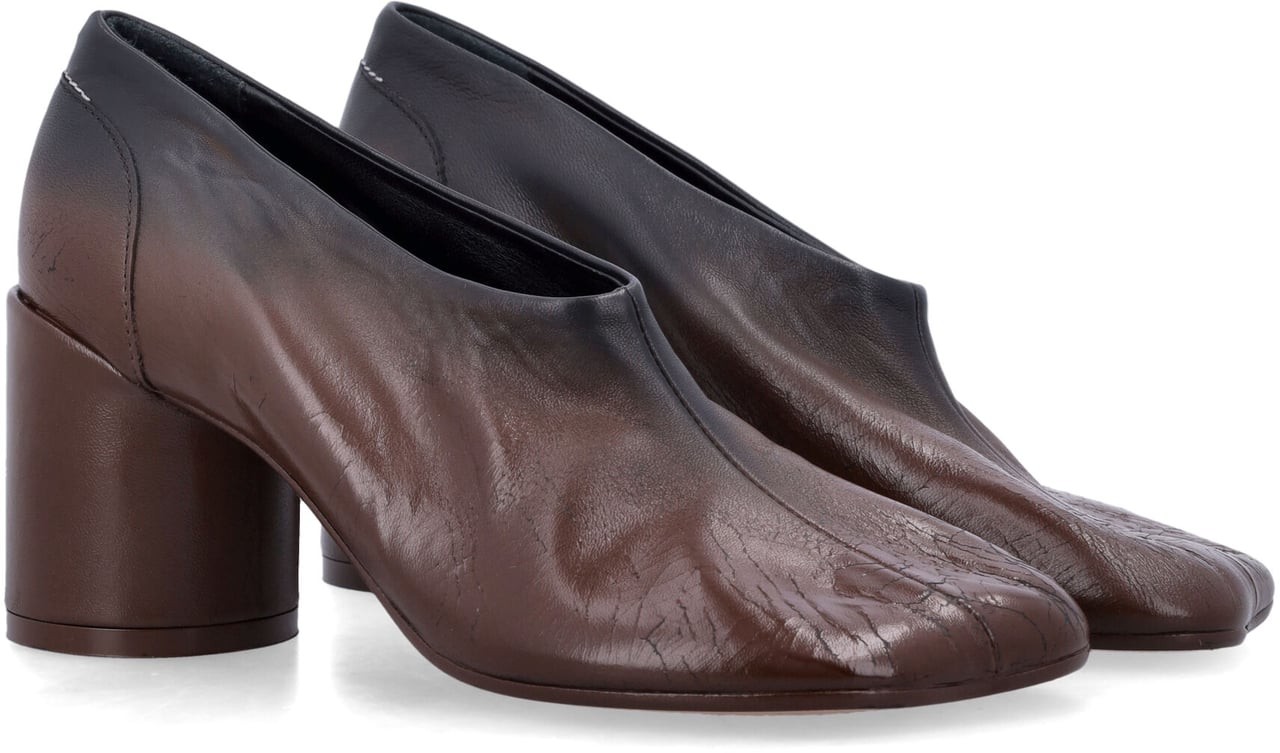 MM6 Maison Margiela Anatomic Court Pump Nero Zwart