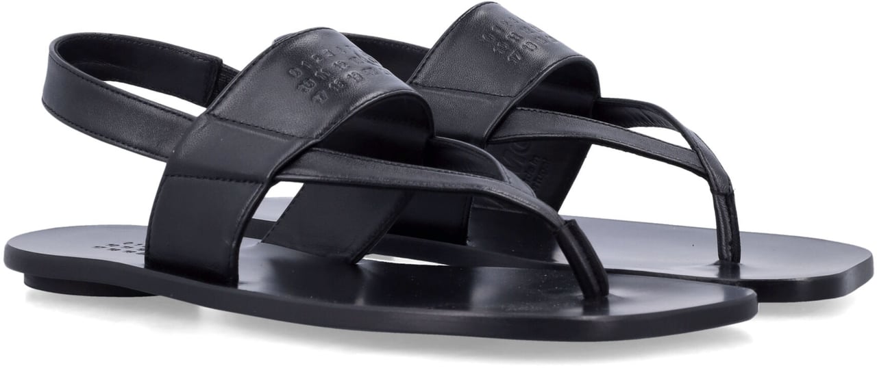 MM6 Maison Margiela Sandal Nero Zwart