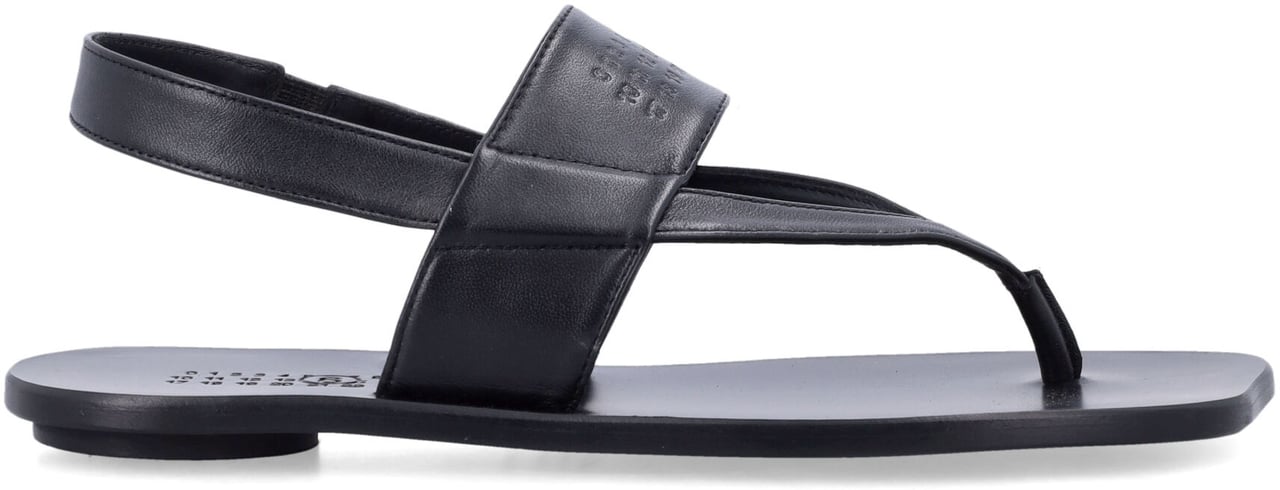 MM6 Maison Margiela Sandal Nero Zwart