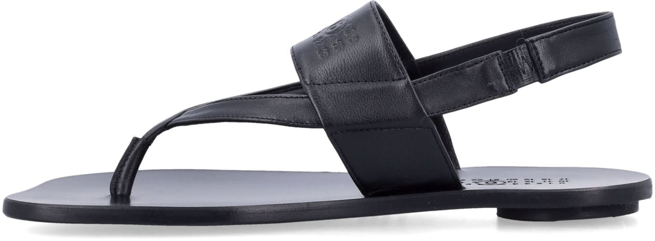MM6 Maison Margiela Sandal Nero Zwart