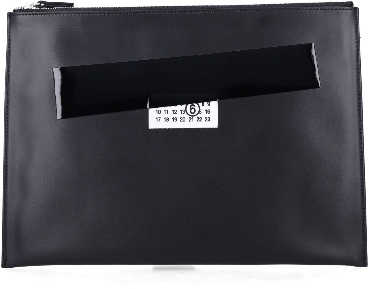 MM6 Maison Margiela Medium Pouch Tape Nero Zwart