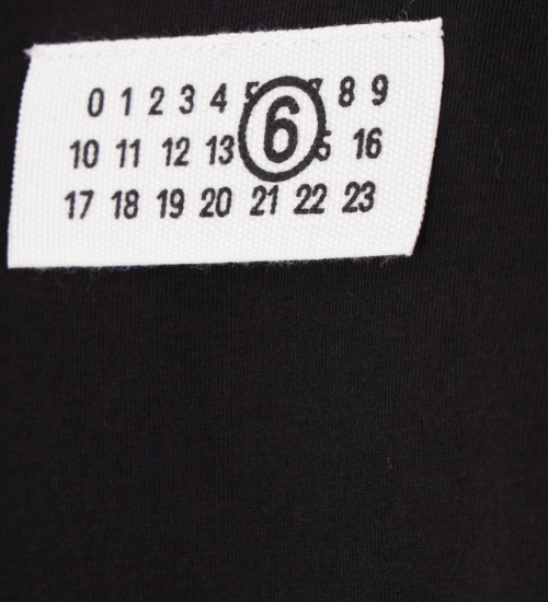 MM6 Maison Margiela T-Shirts And Polos Black Zwart