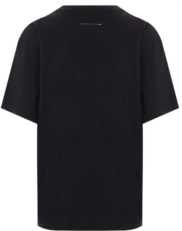 MM6 Maison Margiela T-Shirts And Polos Black Zwart