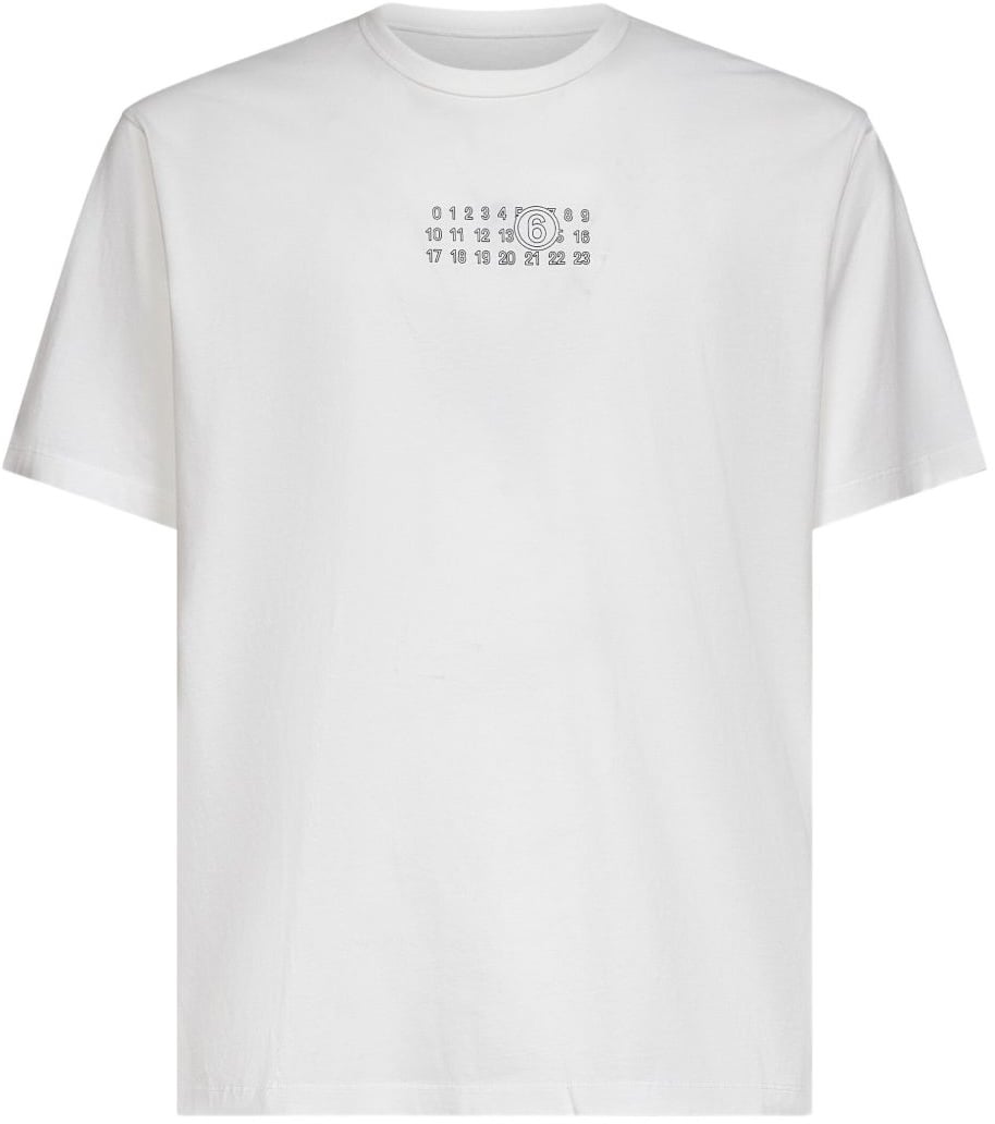MM6 Maison Margiela T-Shirts And Polos White Wit