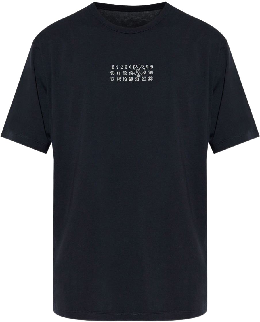 MM6 Maison Margiela T-Shirts And Polos Black Zwart