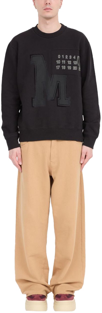 MM6 Maison Margiela Sweaters Black Zwart