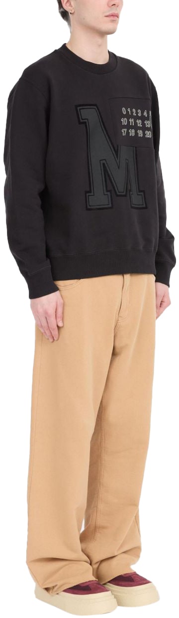 MM6 Maison Margiela Sweaters Black Zwart