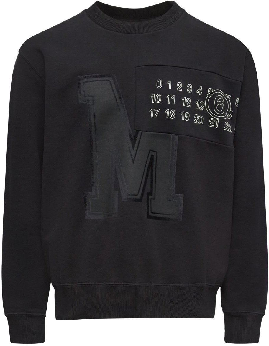 MM6 Maison Margiela Sweaters Black Zwart