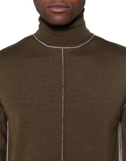 MM6 Maison Margiela Pullover Kaki Groen