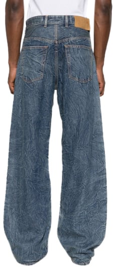 MM6 Maison Margiela Pants 5 Pockets Blue Blauw