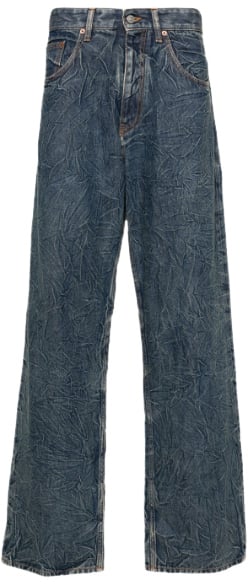 MM6 Maison Margiela Pants 5 Pockets Blue Blauw