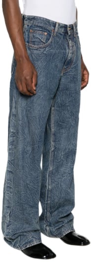 MM6 Maison Margiela Pants 5 Pockets Blue Blauw