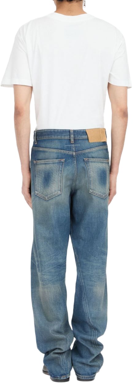 MM6 Maison Margiela Jeans Clear Blue Blauw
