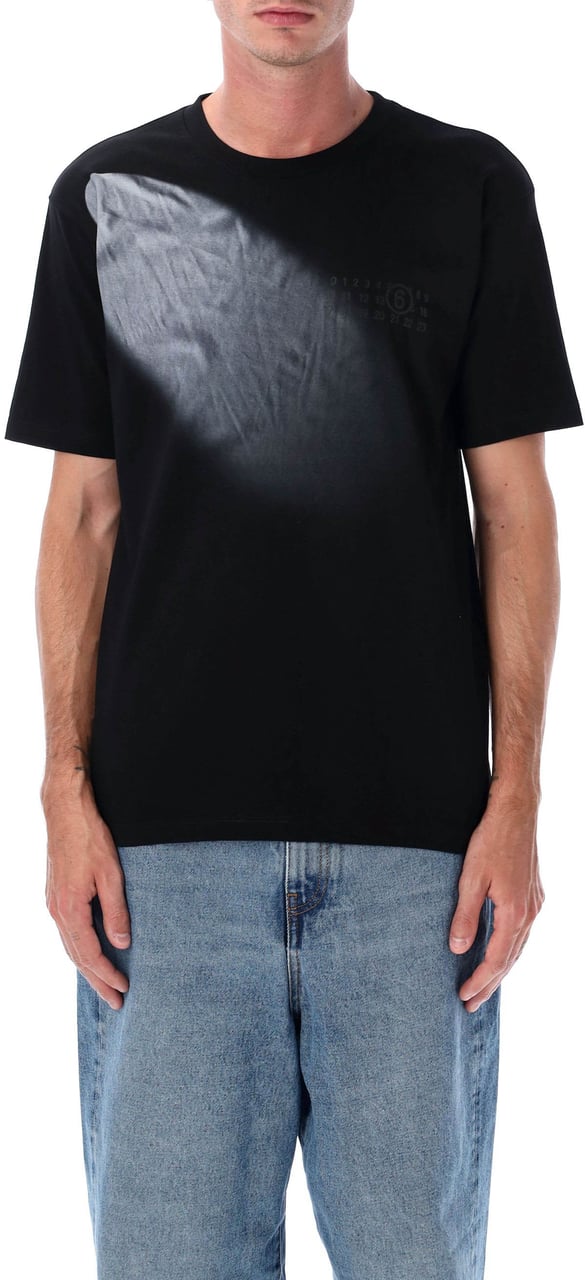 MM6 Maison Margiela Light Tee Nero Zwart