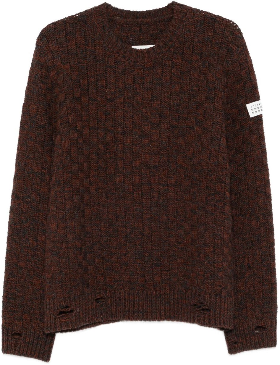 MM6 Maison Margiela Sweaters Brown Bruin