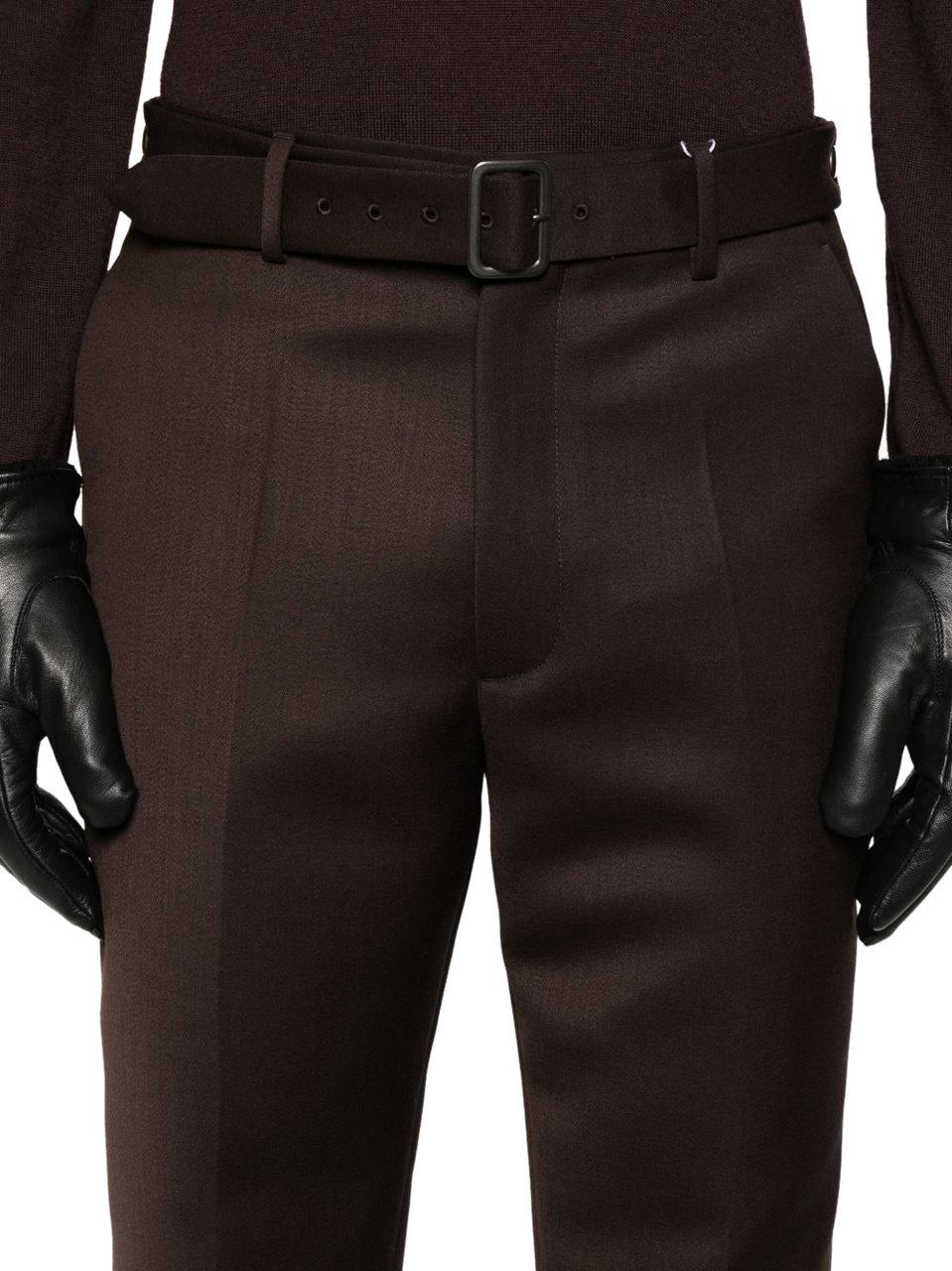 MM6 Maison Margiela Mm6 Maison Margiela Pantaloni Marrone Bruin